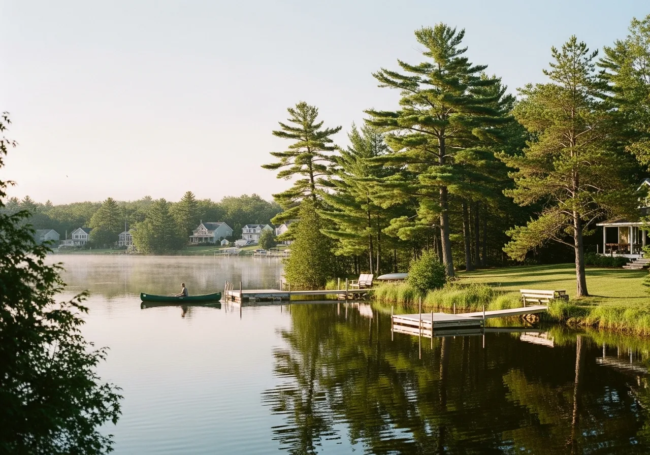 Watercolor illustration of Fall River, Nova Scotia