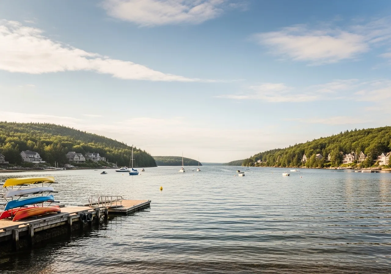 Watercolor illustration of Tantallon, Nova Scotia